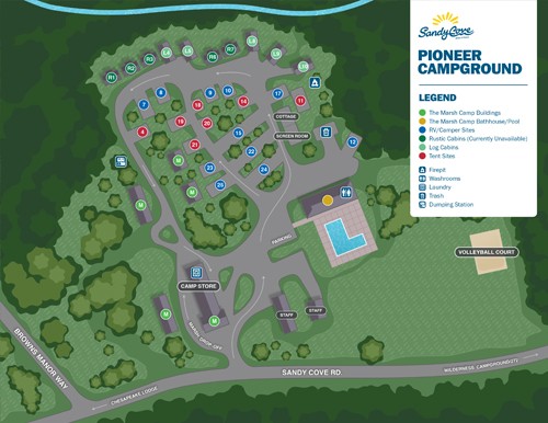 Pioneer Campground Map